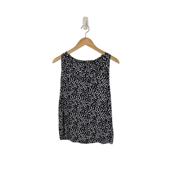 Banana Republic Black & White Polka Dot Tank Top | Size M | Lightweight Sleevele - Picture 3 of 5